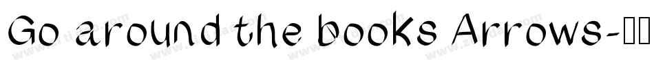 Go around the books Arrows字体转换
